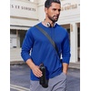 image:imageCOOFANDY Long Sleeve Shirts for Men Moisture Wicking Activewear TShirts Workout Running ShirtsDark Blue