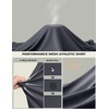 image:imageCOOFANDY Long Sleeve Shirts for Men Moisture Wicking Activewear TShirts Workout Running ShirtsDark Grey