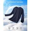 image:imageCOOFANDY Long Sleeve Shirts for Men Moisture Wicking Activewear TShirts Workout Running ShirtsNavy Blue