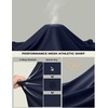 image:imageCOOFANDY Long Sleeve Shirts for Men Moisture Wicking Activewear TShirts Workout Running ShirtsNavy Blue