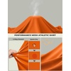 image:imageCOOFANDY Long Sleeve Shirts for Men Moisture Wicking Activewear TShirts Workout Running ShirtsOrange
