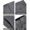 image:imageCOOFANDY Men 2 Piece Suits One Button Blazer Jacket Tuxedo Slim Fit Suit Pant Grey XXLarge