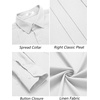 image:imageCOOFANDY Men Linen Cuban Guayabera Shirts  Long Sleeve Dress amp Beach Wedding Shirts