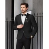 image:imageCOOFANDY Men Tuxedo Jacket Slim Fit Blazer Suit Jacket Prom Dinner Party WeddingBlack