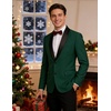image:imageCOOFANDY Men Tuxedo Jacket Slim Fit Blazer Suit Jacket Prom Dinner Party WeddingGreen