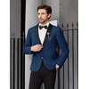 image:imageCOOFANDY Men Tuxedo Jacket Slim Fit Blazer Suit Jacket Prom Dinner Party WeddingNavy Blue