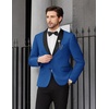 image:imageCOOFANDY Men Tuxedo Jacket Slim Fit Blazer Suit Jacket Prom Dinner Party WeddingRoyal Blue