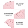 image:imageCOOFANDY Mens 2 Piece Cotton Sets Casual Short Sleeve Henley Shirts and Beach Pants with Pockets Summer Vacation OutfitsZpink