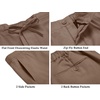 image:imageCOOFANDY Mens 2 Piece Linen Suits Set Casual Lightweight Linen Suit Blazer Jacket and PantsBrown