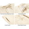 image:imageCOOFANDY Mens 2 Piece Linen Suits Set Casual Lightweight Linen Suit Blazer Jacket and PantsCream