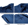 image:imageCOOFANDY Mens 2 Piece Linen Suits Set Casual Lightweight Linen Suit Blazer Jacket and PantsDeep Blue