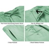 image:imageCOOFANDY Mens 2 Piece Linen Suits Set Casual Lightweight Linen Suit Blazer Jacket and PantsLight Green