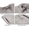 image:imageCOOFANDY Mens 2 Piece Linen Suits Set Casual Lightweight Linen Suit Blazer Jacket and PantsLight Grey