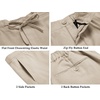 image:imageCOOFANDY Mens 2 Piece Linen Suits Set Casual Lightweight Linen Suit Blazer Jacket and PantsLight Khaki