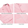 image:imageCOOFANDY Mens 2 Piece Linen Suits Set Casual Lightweight Linen Suit Blazer Jacket and PantsPink