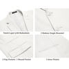 image:imageCOOFANDY Mens 2 Piece Linen Suits Set Casual Lightweight Linen Suit Blazer Jacket and PantsWhite