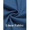 image:imageCOOFANDY Mens 2 Piece Linen Suits Set Regular Fit Casual Linen Lightweight Suit Summer Beach WeddingBlue