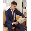 image:imageCOOFANDY Mens 2 Piece Linen Suits Set Regular Fit Casual Linen Lightweight Suit Summer Beach WeddingNavy Blue