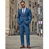 image:imageCOOFANDY Mens 2 Piece Suit Slim Fit Two Buttons Dress Suits Solid Jacket and Pants Set Tuxedo for Wedding Prom BusinessNavy Blue