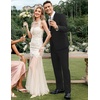 image:imageCOOFANDY Mens 2 Piece Suits Classic Fit 2 Button Dress Suits Tuxedo Jacket Blazer for Wedding Business Dinner PromBlack One