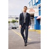 image:imageCOOFANDY Mens 2 Piece Suits Classic Fit 2 Button Dress Suits Tuxedo Jacket Blazer for Wedding Business Dinner PromNavy Blue  Plaid 