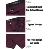image:imageCOOFANDY Mens 2 Piece Suits Classic Fit 2 Button Dress Suits Tuxedo Jacket Blazer for Wedding Business Dinner PromWine Red