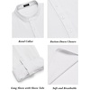 image:imageCOOFANDY Mens 2 Pieces Cotton Linen Set Long Sleeve Henley Shirts Casual Beach Pants With Pockets Summer Yoga OutfitsAll White