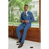 image:imageCOOFANDY Mens 3 Piece Linen Suits Casual Lightweight Blazer Jackets Vest Pants Set for Wedding Business PromNavy Blue