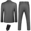 image:imageCOOFANDY Mens 3 Piece Suits One Button Blazer Jacket Slim Fit Vest Suit Pant with Tie