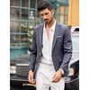 image:imageCOOFANDY Mens Blazer Casual Sport Coats Slim Fit One Button Suit Jacket Lightweight Sports JacketBlue