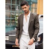 image:imageCOOFANDY Mens Blazer Casual Sport Coats Slim Fit One Button Suit Jacket Lightweight Sports JacketBrown