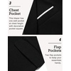 image:imageCOOFANDY Mens Blazer Casual Sport Coats Slim Fit One Button Suit Jacket Lightweight Sports JacketDark Black