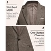 image:imageCOOFANDY Mens Blazer Casual Sport Coats Slim Fit One Button Suit Jacket Lightweight Sports JacketKhaki