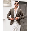 image:imageCOOFANDY Mens Blazer Casual Sport Coats Slim Fit One Button Suit Jacket Lightweight Sports JacketKhaki