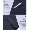 image:imageCOOFANDY Mens Blazer Casual Sport Coats Slim Fit One Button Suit Jacket Lightweight Sports JacketNavy Blue