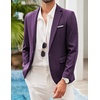 image:imageCOOFANDY Mens Blazer Casual Sport Coats Slim Fit One Button Suit Jacket Lightweight Sports JacketPurple