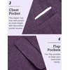 image:imageCOOFANDY Mens Blazer Casual Sport Coats Slim Fit One Button Suit Jacket Lightweight Sports JacketPurple