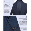 image:imageCOOFANDY Mens Blazer Casual Two Buttons Sport Coats Lightweight Suit JacketAnavy Blue