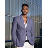 image:imageCOOFANDY Mens Blazer Casual Two Buttons Sport Coats Lightweight Suit JacketBlue