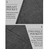 image:imageCOOFANDY Mens Blazer Casual Two Buttons Sport Coats Lightweight Suit JacketDark Charcoal