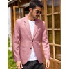 image:imageCOOFANDY Mens Blazer Casual Two Buttons Sport Coats Lightweight Suit JacketZlotus Pink