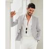 image:imageCOOFANDY Mens Blazer Casual Two Buttons Sport Coats Lightweight Suit JacketZpastel Gray