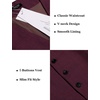 image:imageCOOFANDY Mens Business Suit Vest Slim Fit Dress Vest Wedding WaistcoatWine Red