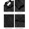 image:imageCOOFANDY Mens Button Down Shirts Long Sleeve Dress Shirt Party Wedding Prom Dance Shirt Black 3XLarge
