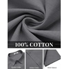 image:imageCOOFANDY Mens Button Down Shirts Short Sleeve Casual Shirt Cotton Summer Beach Linen Wedding ShirtsDark Grey