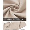 image:imageCOOFANDY Mens Button Down Shirts Short Sleeve Casual Shirt Cotton Summer Beach Linen Wedding ShirtsKhaki