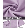 image:imageCOOFANDY Mens Button Down Shirts Short Sleeve Casual Shirt Cotton Summer Beach Linen Wedding ShirtsLavender