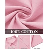 image:imageCOOFANDY Mens Button Down Shirts Short Sleeve Casual Shirt Cotton Summer Beach Linen Wedding ShirtsPink