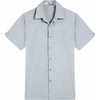 image:imageCOOFANDY Mens Button Down Shirts Short Sleeve Casual Shirts Summer Beach Linen Shirts with PocketBlue