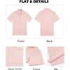 image:imageCOOFANDY Mens Button Down Shirts Short Sleeve Casual Shirts Summer Beach Linen Shirts with PocketLight Pink